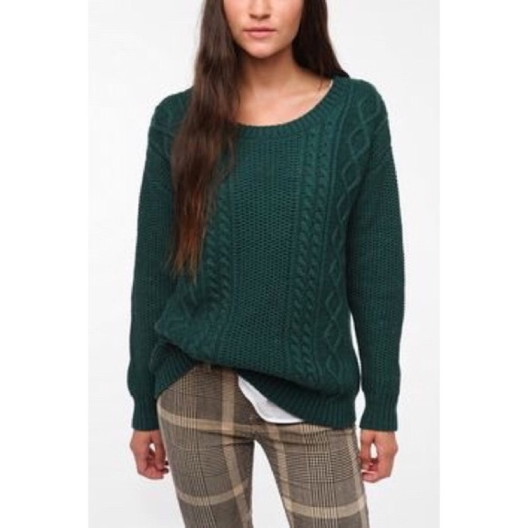 Urban Outfitters Sweaters - UO Coincidence Chance Flecked Elbow Patch Sweater